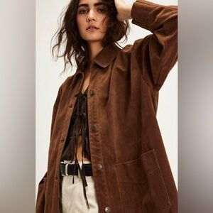 We The Free Avery Vegan Suede Jacket XS